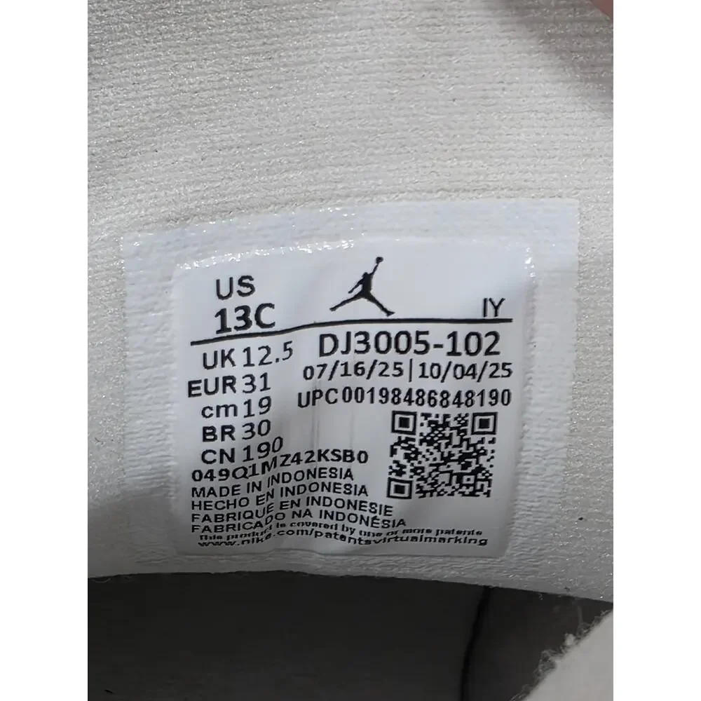 Nike Air Jordan 13 Retro OG Chicago 2026 Little Kids 13C White Red Black